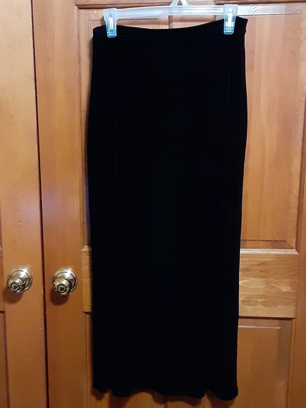 Fashion Bug Formal Velvet Maxi Skirt & Sparkly Top Set - Picture 3 of 8